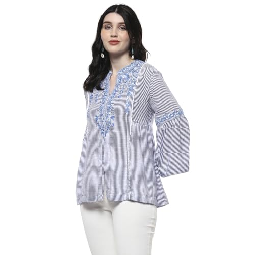 Image of BIBA Women Cotton Straight Dyed Kurti