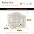 NettyPro Fire Pit Cover Square 50 inch Waterproof Heavy Duty Patio Firepit Cover Square for Outdoor Gas Fire Pit Table, Beige