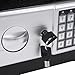 Hyuduo Digital Security Safe Box Electronic Home with Keypad Spare Keys for Cash Documents Jewelry