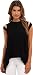 BCBGMAXAZRIA Women's Calin Cold Shoulder Hi-Lo Blouse