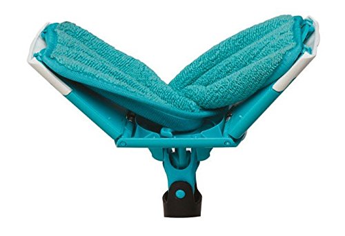 BestofTv /M6, CLEAN03, Lavapavimenti con Panno in Microfibra, Dettagli in plastica Blu, 41 x 8 x 25 cm