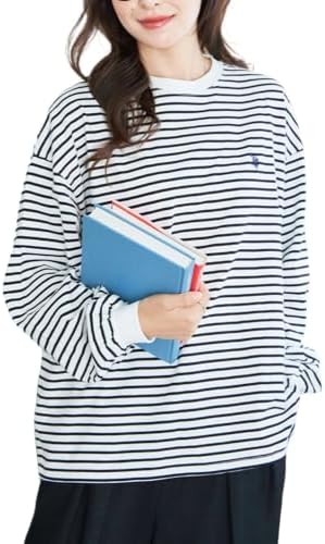 WEGO Exclusive U.S. POLO ASSN. T-Shirt, Long Sleeve, Women's Long Sleeve T-Shirt, Clothing, Long Sleeve, One-Point, Solid, Tops, Street, Simple, Gift, Present, Spring/Summer Clothing, For Women