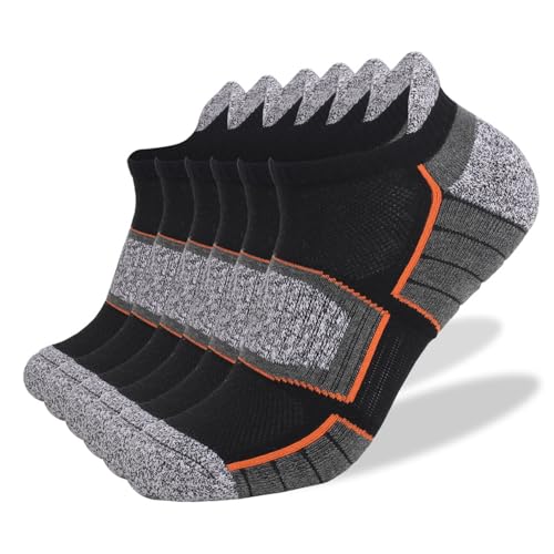 Ankle Socks, Low Cut Athletic Breathable cott No-Slip Sport Running Socks for Men Women 3 Pack