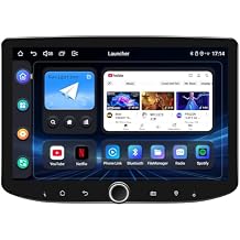 Joying Single Din Touchscreen Radio 10.1 Inch Car Stereo Android 13 Head Unit 4GB+64GB with Carplay, Android Auto, Volume Knob, Mirror-Link, AM/FM Radio, 1280x800PJY-UTS10N4-B