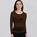 Buauty Sheer Tops for Women,Mesh Fishnet Tops Plus Size,Stylish and Sensational Mesh Blouses for Fashion-Forward Ladies Brown