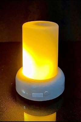 Mini Flame Illusion Advanced Digital Flame Simulation Fire Module - 2.75" x 3.5" - Rechargeable - Indoor - Remote Ready