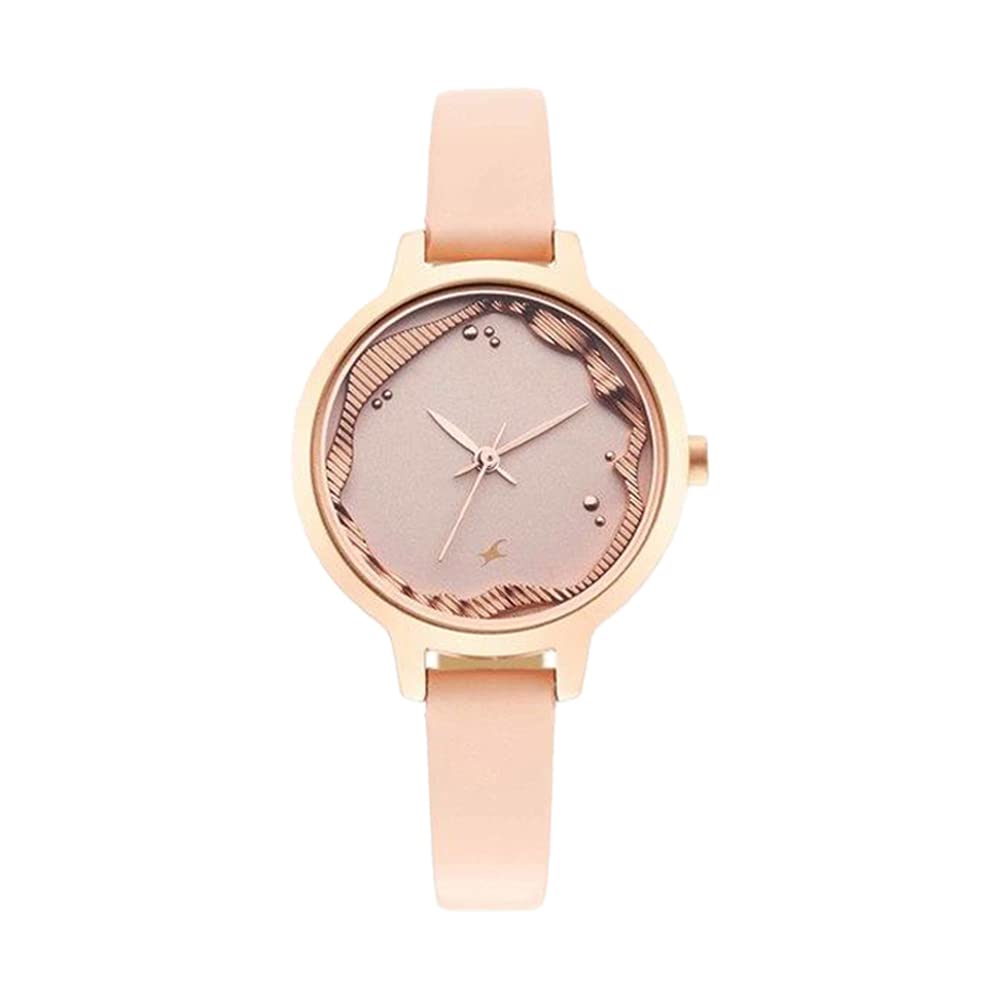 Fastrack Women Leather Analog Pink Dial Watch-6260Wl01, Band Color-Pink (B09Q1CBLFH) Amazon Price History, Amazon Price Tracker