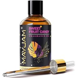 MAYJAM Sweet Fruit Candy Fragrance Oil for Diffusers, 100ML/3.38FL.OZ | Long Lasting Scents Diffuser Oil, Essential Oil for Soap Candle Making, Ideal for Home Office Yoga Use
