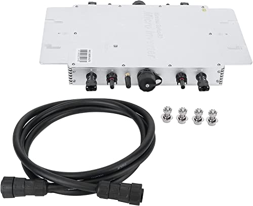 Miniatura 7 de Microinversor 1600 W Sistema Inversor Conexión La Red Solar, Sistema Energía Solar Fotovoltaica Inversor Energía Ip65 Identificación Automática Prueba Agua A