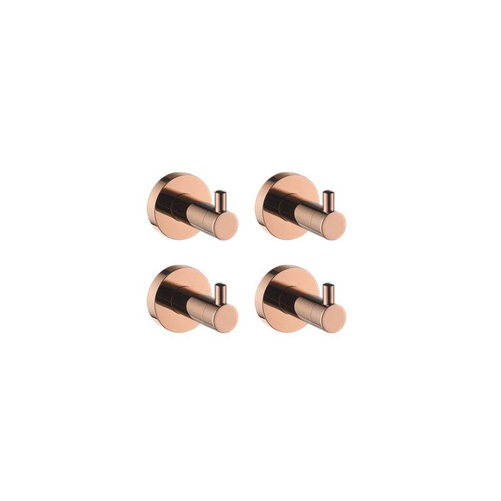 Porte-Gobelet et Support Mural Or Rose pour Ranger votre Salle de Bain