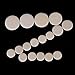 Andoer Clarinet Leather Pads Replacement Durable Exquisite Wind Instrument (17pcs)