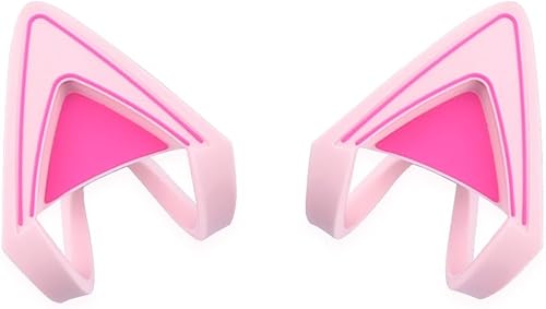 Miniatura 6 de Orejas de silicona que brillan en la oscuridad, encantadoras orejas de gato fluorescentes compatibles con auriculares