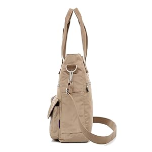 Borsa A Tracolla Donna Grande Capacità - Nylon Impermeabile, Multi Tasche, Per Scuola E Lavoro - Foto 9