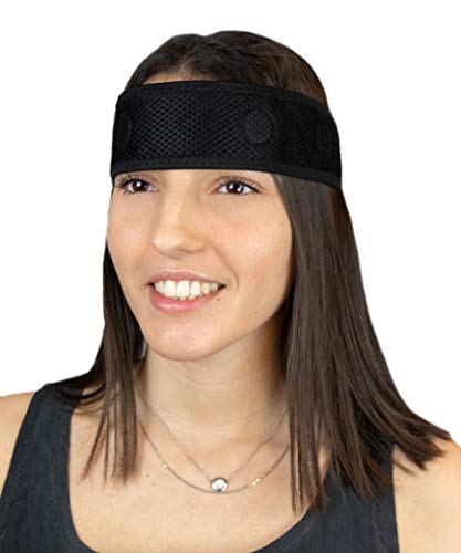 Alphapole - Fascia Per Testa Magnetica, Medicina Naturale, Mal Di Testa, Emicrania, Sonno