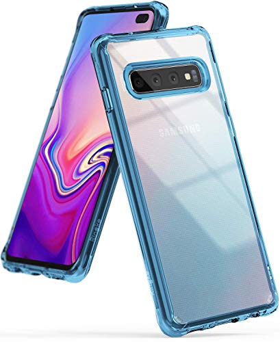 Ringke Fusion Designed for Galaxy S10 Plus Case Crystal PC Back Drop Protective Cover for Galaxy S10 Plus (6.4