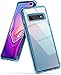 Ringke Fusion Designed for Galaxy S10 Plus Case Crystal PC Back Drop Protective Cover for Galaxy S10 Plus (6.4") - Aqua Blue