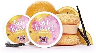 Sweet & Sassy Shampoo+Conditioner Bars with 2 Travel Cases: Includes 2 Shampoos, 1