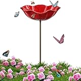 Station D'abreuvement pour Abeilles | Abreuvoir pour Oiseaux Résistant Aux Intempéries  Bain Artisanal Fleur,Bain Décoratif Métal Motif Fleurs pour Jardin, Mangeoire Oiseauxs