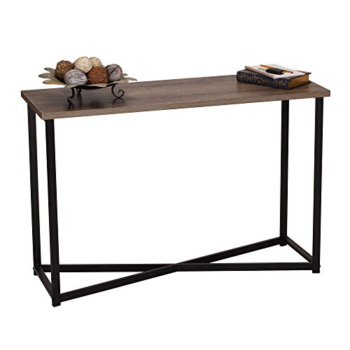 Household Essentials Ashwood Sofa Table | Console Table For Entryway | Gray-Brown 29.5 Inch #TOP4