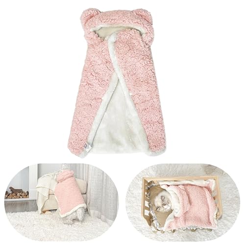 AZKRTPF �y�b�g�P�[�v�u�����P�b�g ���p�R�[�g �|���G�X�e���� �ۉ��� ���E�ȒP �t�[�h�t���N���[�N ���킢���f�U�C�� ���@�\ �Q��Ƃ��ė��p�\ ��������ɓK�p, Pink M