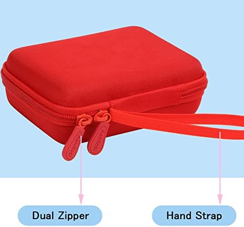 Aenllosi Hard Carrying Case for VTech KidiZoom Creator Cam, Only Case(red)