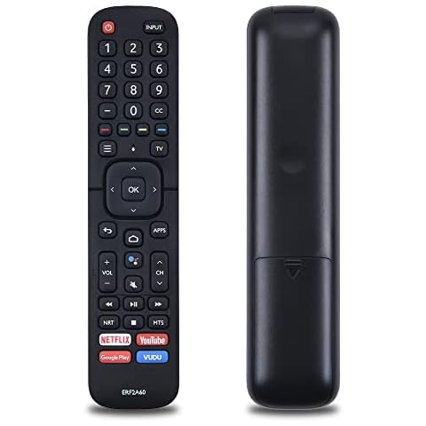 New ERF2A60 Replaced IR Remote Control Compatible for Hisense Smart 4K TV 50H8F 55H8F 55H9F 65H8F 65H9F 43H6570F 50H6570F 55H6570F 65H6570 55H9020F 55H9030F 55H9040F 55H9050F 55H9070F [No Voice ] Cover
