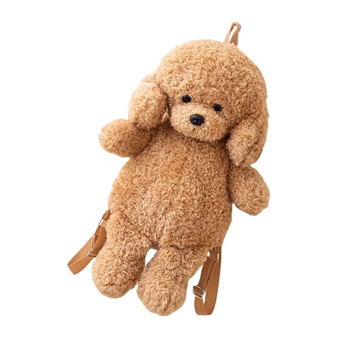 BommFu Kuscheltier Rucksack - Tier Plüschtasche,Hunde Rucksack Für Mädchen Schule Reise Kinder Niedliche Umhängetasche