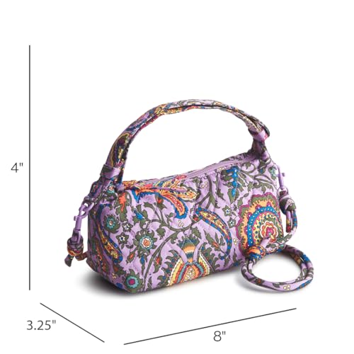 Image of Vera Bradley Women's Premium Cotton Roxbury Crescent Crossbody Bag