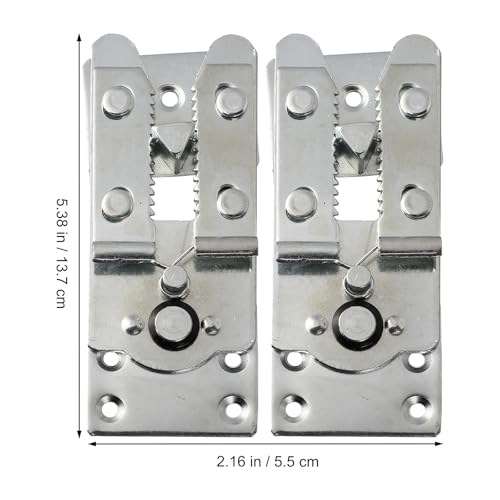 Conector de sofá de hierro color plata: ensamble y desmonte sus muebles modular con facilidad 3