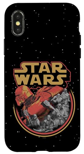 Coque iPhone X/XS Star Wars villains style rétro vintage