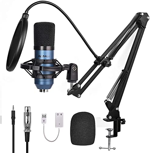 BM800 Micrófono de Condensador con Tarjeta de Sonido Vivo Cover