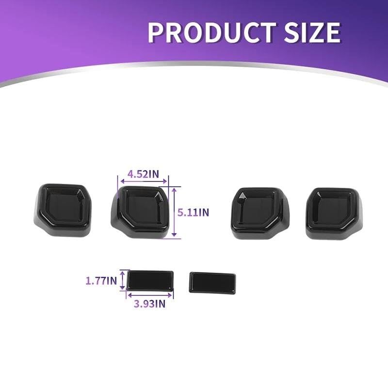 Carcasse de feu arrière ABS Ford Bronco coque de protection robuste
