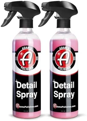 Adam's Detail Spray (2-Pack) - Quick Waterless Detailer Spray for Car Detailing, Washing, Polishing & Vehicle Claying
