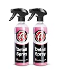 Adam's Detail Spray (2-Pack) - Quick Waterless Detailer Spray for Car Detailing, Washing, Polishing & Vehicle Claying