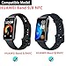 SUGARJAR Nylon Bands Compatible with Huawei Band 8/9/10,Sport Replacement Strap for Women Men