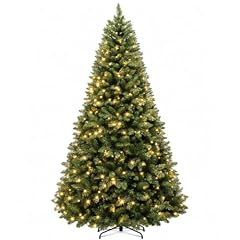Hykolity 7 ft Prelit Artificial Christmas Tree with 300 Warm White LEDs