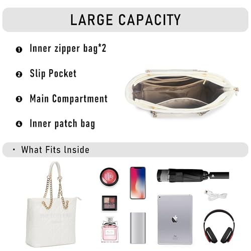 Image of Chinllo Tote Bag for Women, Medium Top Handle Handbags Purse