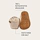 Mikk-line Baby Krabbelschuhe – Weiche Lauflernschuhe aus Leder mit rutschfester Wildledersohle – Bedruckte Hausschuhe mit Tiermotiv & Leinenfutter für Jungen & Mädchen – Perfekt für 0-48 Monate