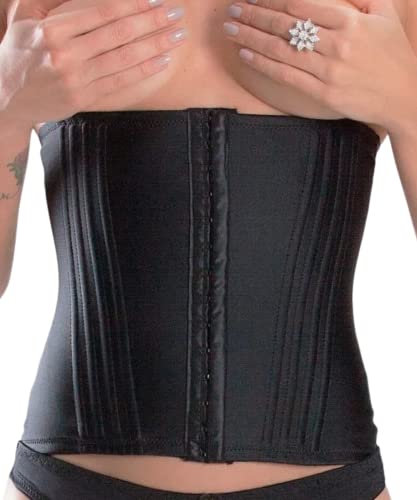 Cinta Modeladora ESPECIAL REFORÇADA 12 Barbatanas 2 Ajustes-faixa (Preto, P)