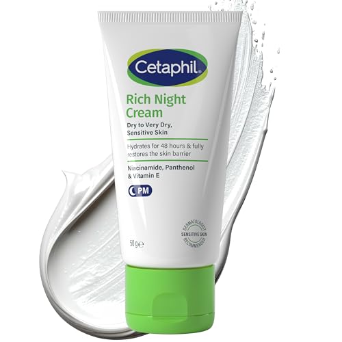 Cetaphil - Cetaphil Rich Night Cream, 50g, For Dry To Very Dry, Sensitive Skin, With Niacinamide - -26%