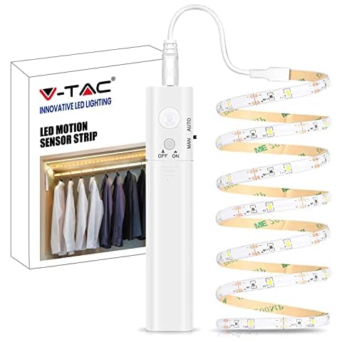 V-TAC Tira LED Armario con Sensor de Movimiento Cover