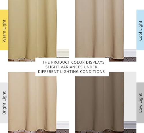 image for NICETOWN Thermal Insulated Eyelet Top Room Darkening Panels/Curtains/D