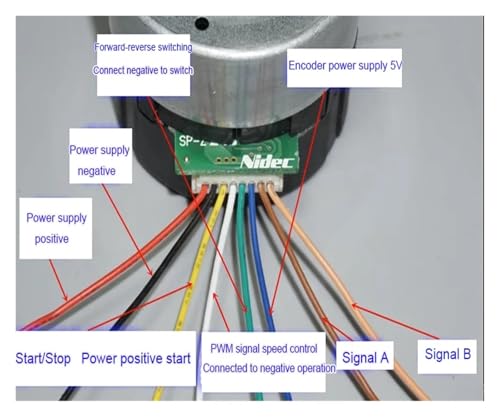 Démarreur électronique servo pour motorisation de précision avec encodeur 100 lignes DC 9V-24V