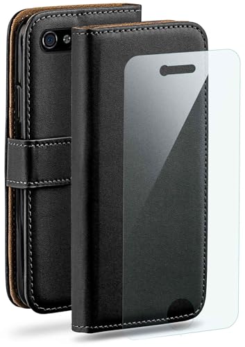 Kit de protection iPhone 4s moex avec etui noir et film ecran total
