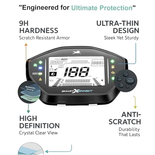 Image of Wisely Premium Screen Guard for Tvs Jupiter 110 Zx Smart Xonnect Ntorq 125 Race Xp Display Cluster Protector, Easy installation kit, HD Clear, Full Cover
