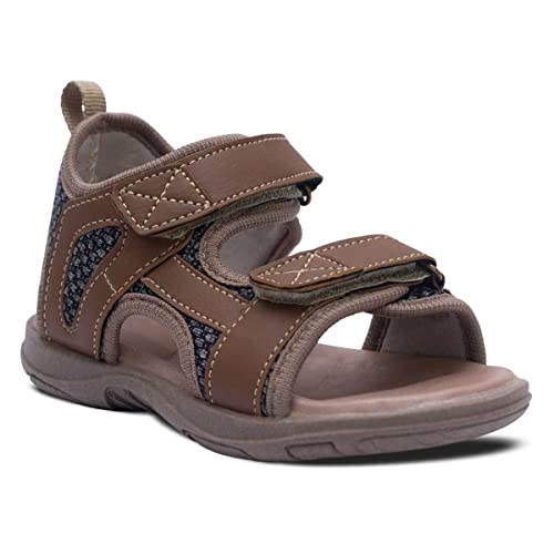 Papete Infantil Menino Sandália Masculino Calce Fácil 15.02j (Castor, BR, Criança de 4 a 8 anos, Num