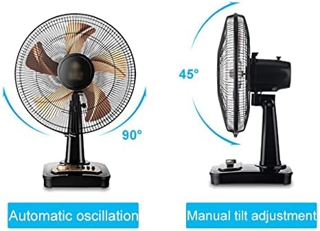 Oscillating Desktop Indoor Table 3 Speeds 5 Aluminum Blades Fan 16" for Bedroom Home Kitchen Office Garage