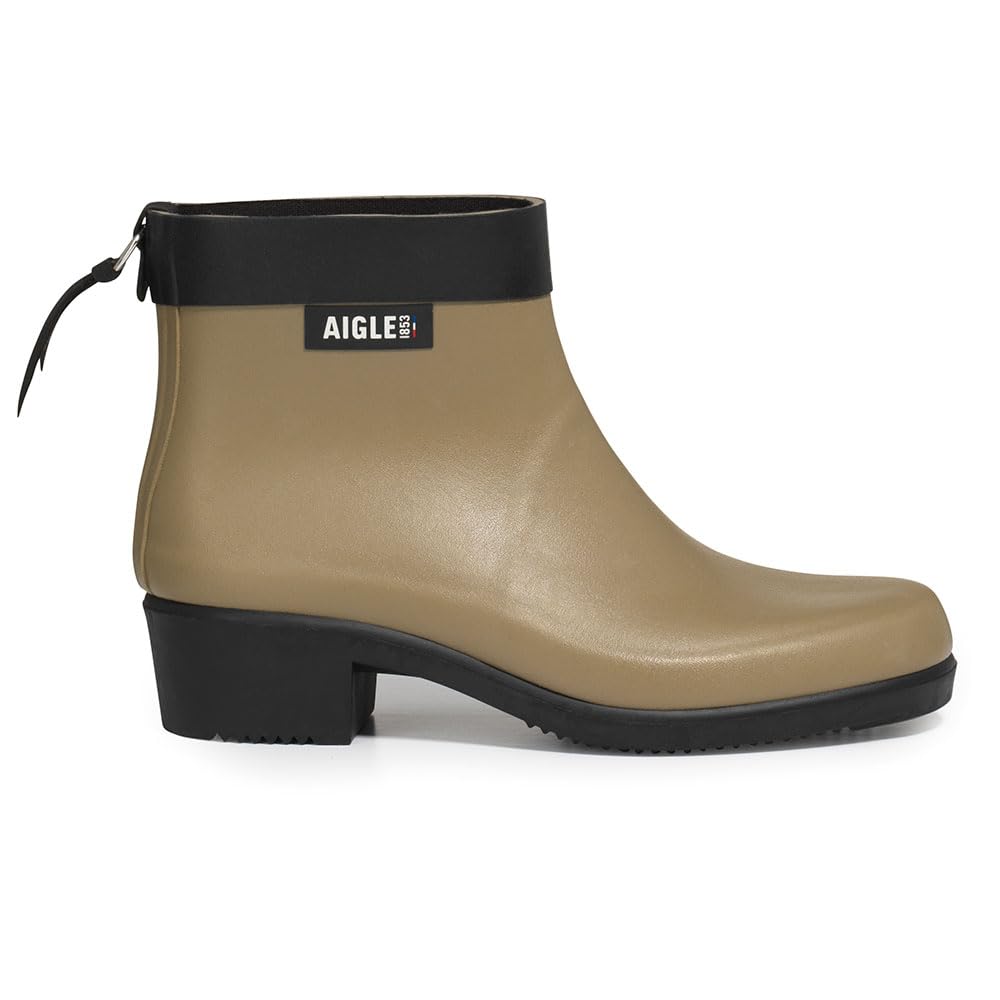 Aigle Women's Myrica Bottil Rain Boot, Mouse, 3.5 UK