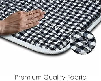 Image of Premium Foldable Floor Mattress | Portable Cotton Folding Mattress with Soft Foam | Lightweight Travel & Guest Bed for Home, Camping & Floor Sleeping | multicoler 72 x 36 x 1 Inch