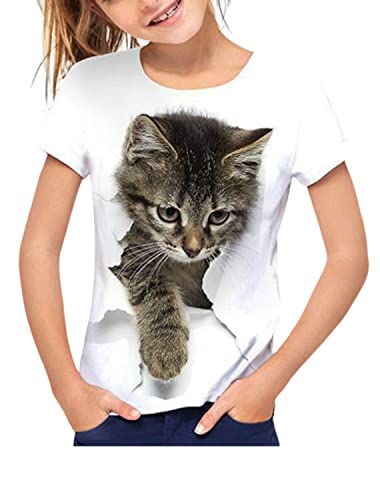 SELINK Short Sleeve T Shirts for Girls Casual Kids Tshirts Casual Tees Tunic Tops
